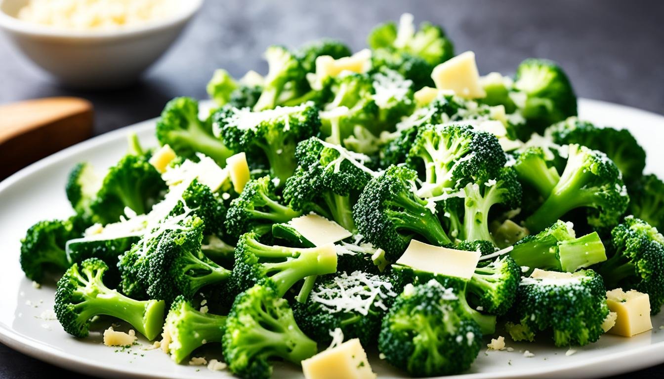 Crunchy Smashed Broccoli Parmesan