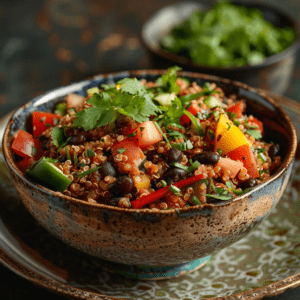 Quinoa and Black Bean Bowl 